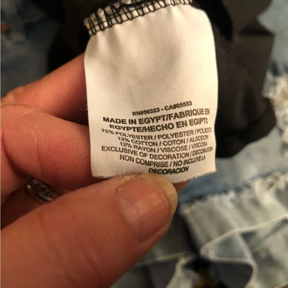 Nike size small black racerback tank”less working more working out “ graphics